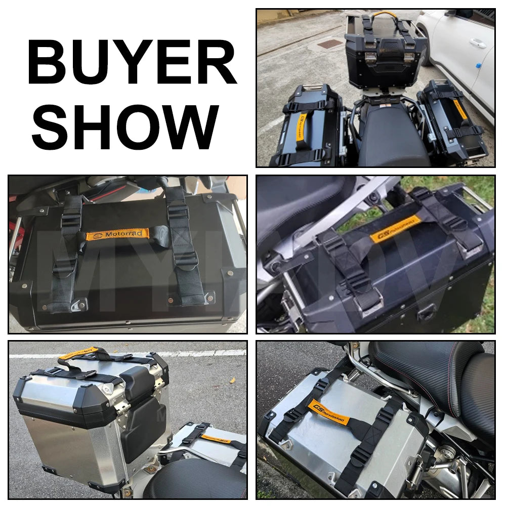 R1200GS R1250GS Adv Motorcycle Handle Rope Panniers Aluminum Side Box Top Case Adjustable For BMW R 1250 1200 GS F850GS G310GS