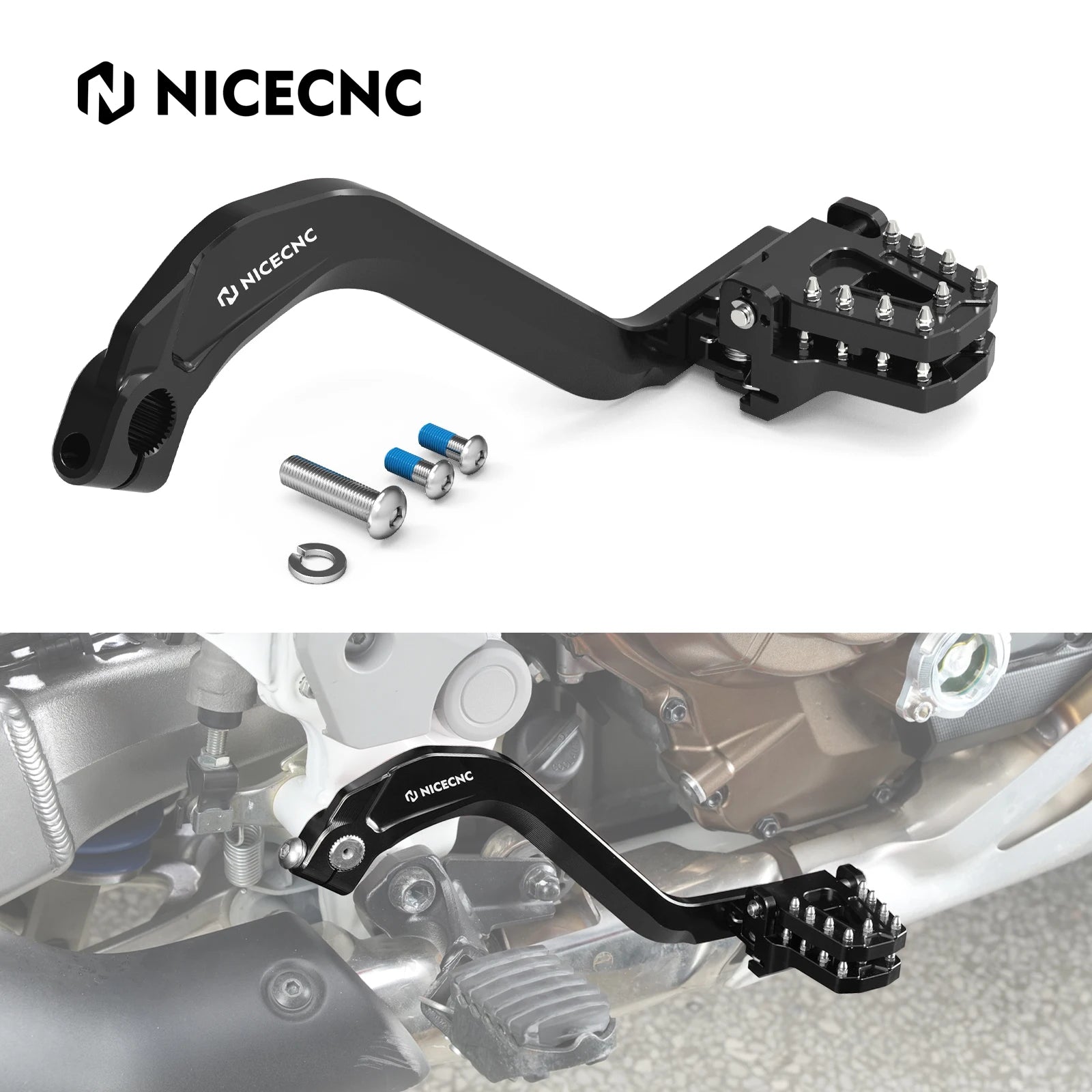 Foldable Motorcycle Foot Pedal Brake Lever for Honda CRF1100L Africa Twin/Adventure Sports 2020 2021 2022 2023 2024 2025 2026