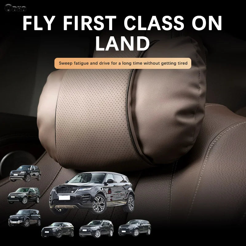 Car Neck Support Protect Pillow Auto Seat Headrest For Land Rover Range Rover Sport Evoque Defender Velar Discovery Freelander