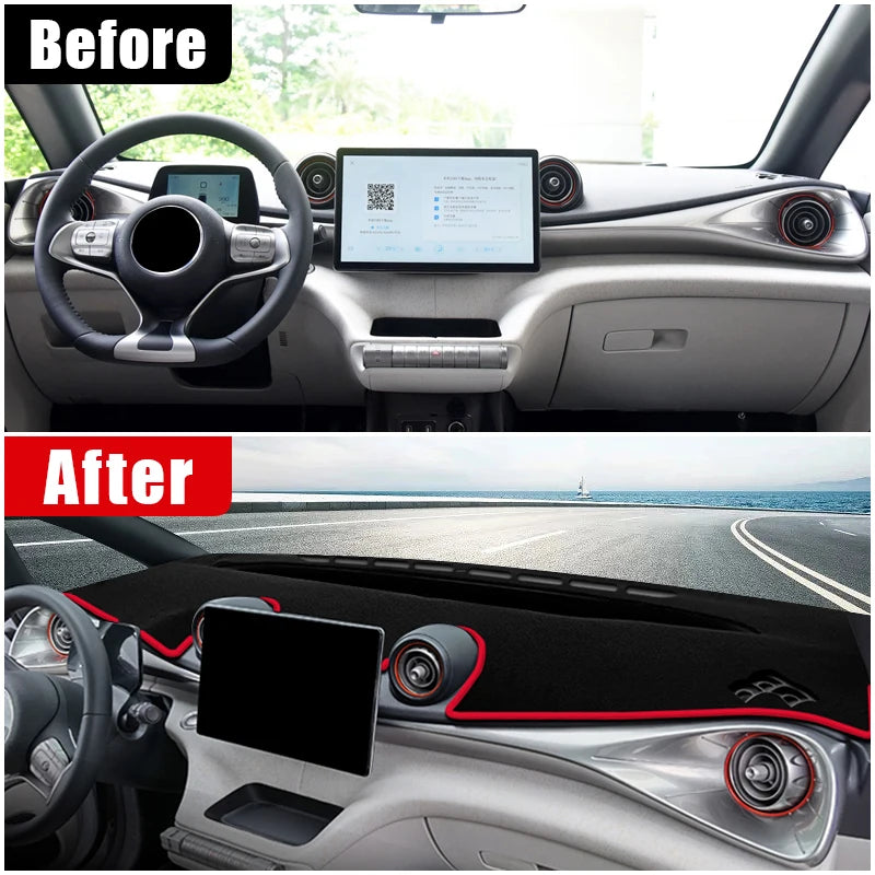Car Accessories For BYD Dolphin 2021 2022 2023 2024 Dashboard Cover Avoid Light Pad Sun Shade Case Anti-UV Carpets Non-Slip Mat