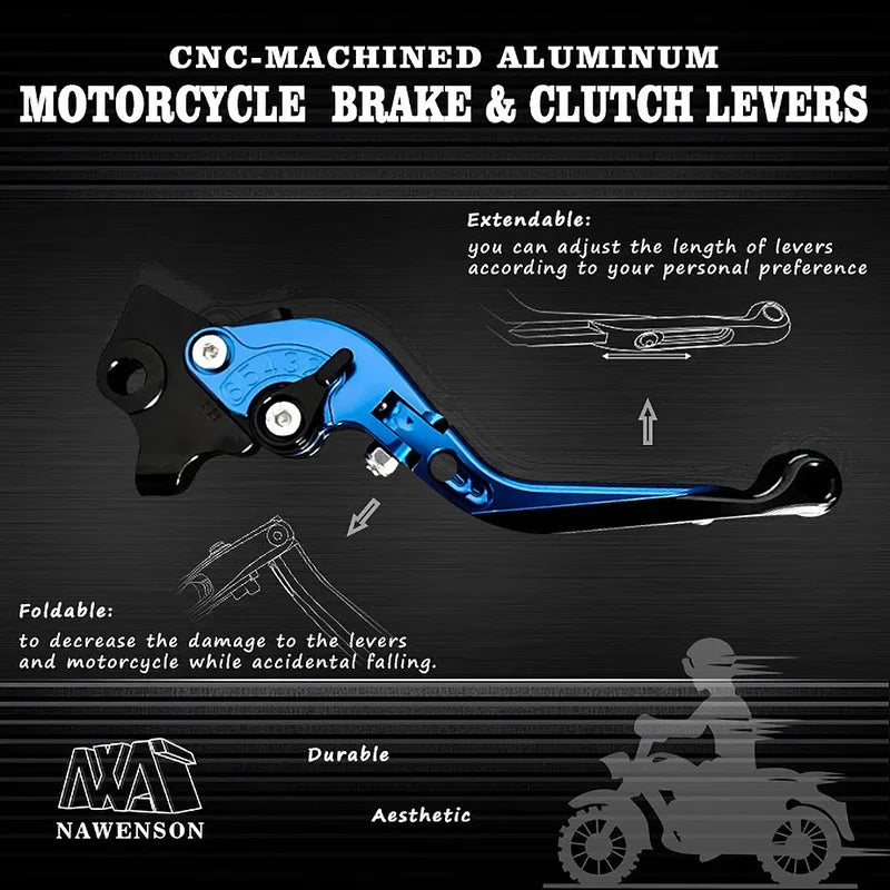 Module Motor Fold Extend Brake Clutch Lever For Aprilia RSV MILLE/R Kawasaki H2/H2R MVAGUSTA F4 RR/RC Ducati Panigale 899 959 V4