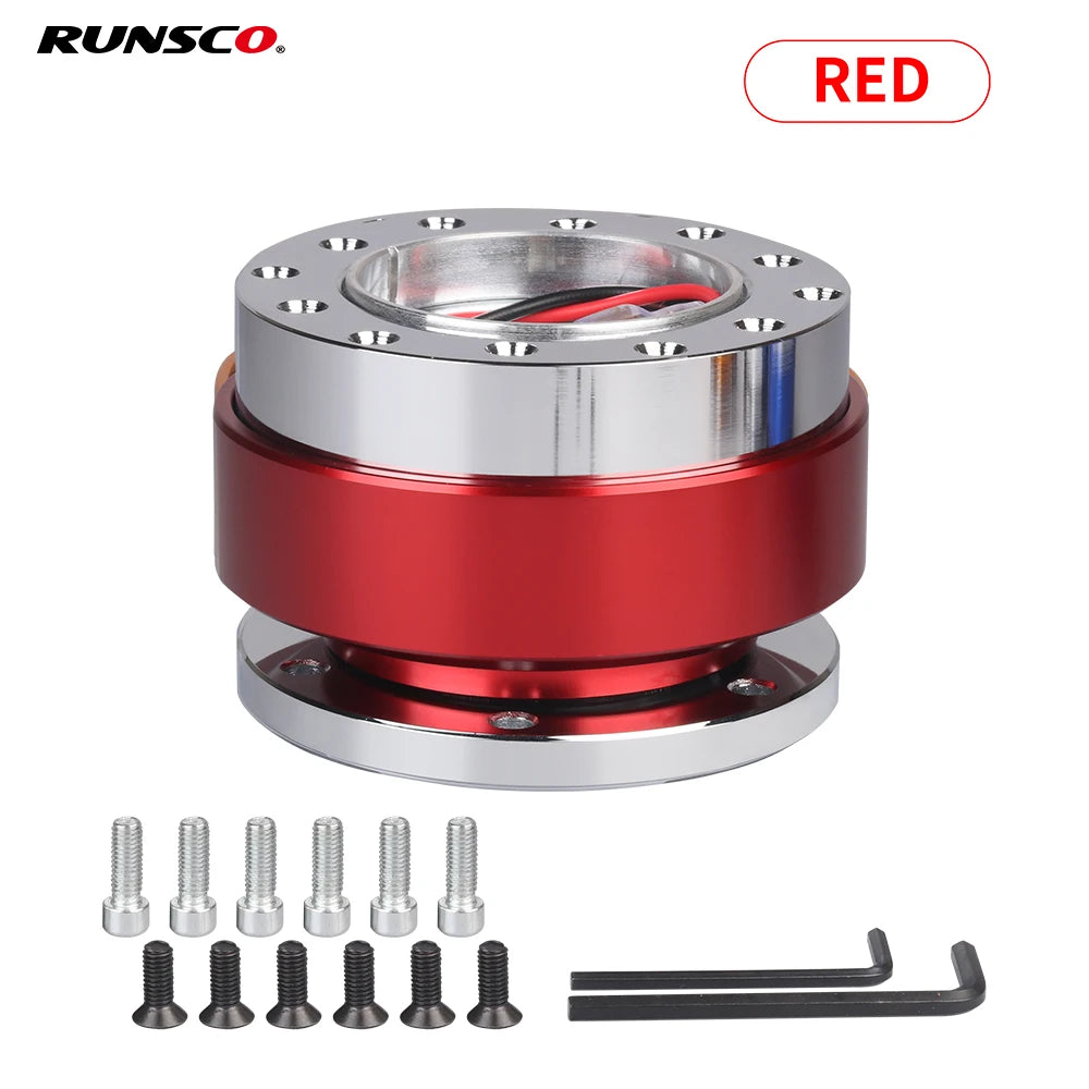Universal Car Auto Steering Wheel Quick Release Hub Adapter Snap Off Boss Kit Car Accessories