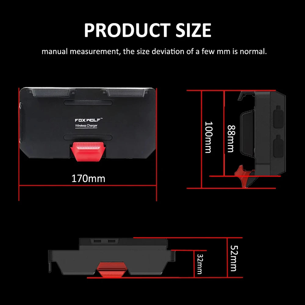 For BMW R1200GS R1250GS R 1250 GS F800GS F700GS S1000XR ADV New Motorcycle Wireless Charging GPS Phone Holder Navigation Bracket