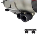 For  Land Rover Defender 90 110 Quad Square Exhaust Tip Rear Lower Guard Plate Exterior Performance Mod Parts