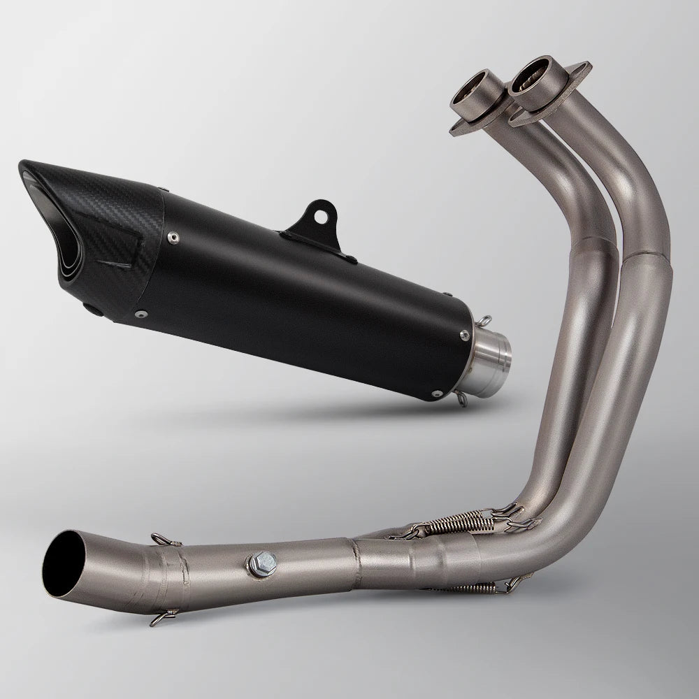 MT07 Exhaust System For Yamaha R7 MT-07 FZ07 XSR700 2014-2026 Motorcycle Escape Kit Street Bike Manifold Muffler with DB Killer