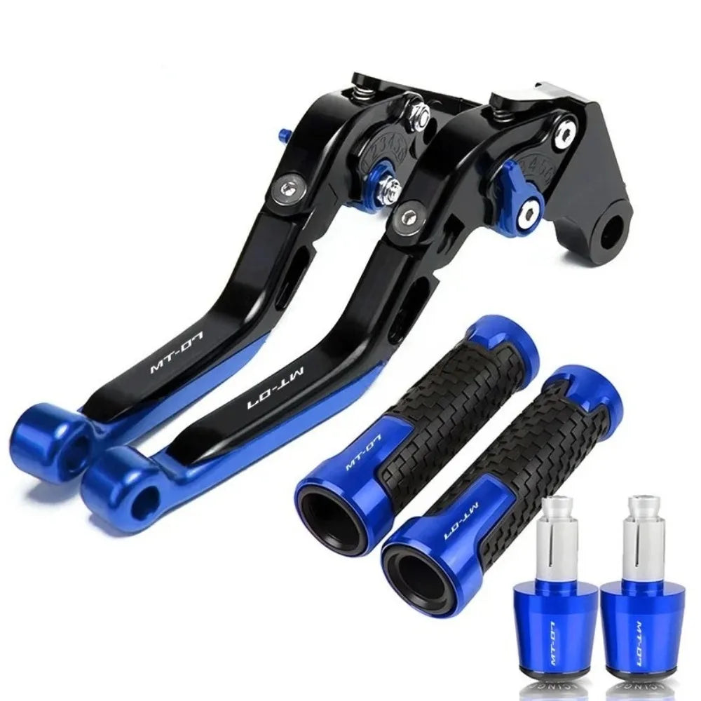 Motorcycle CNC Adjustable Folding Extendable Brake Clutch Levers Handle For Yamaha MT-07 FZ-07 MT 07 FZ07 MT07 FZ 07 2014-2025