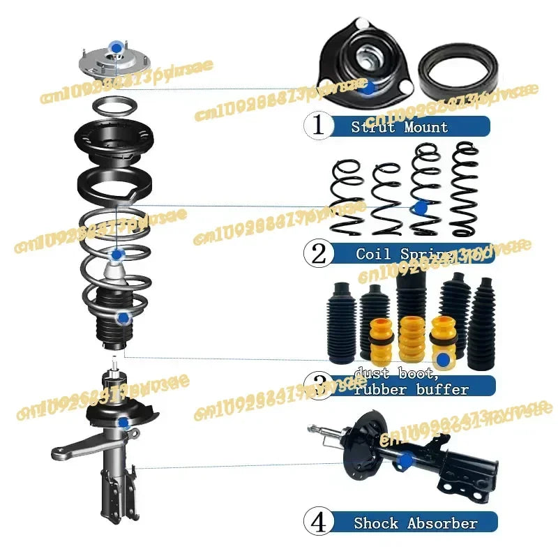 NEW Hot Sale Suitable for BYD-E2 suspension shock absorber for vehicle front and rear shock absorber auto parts