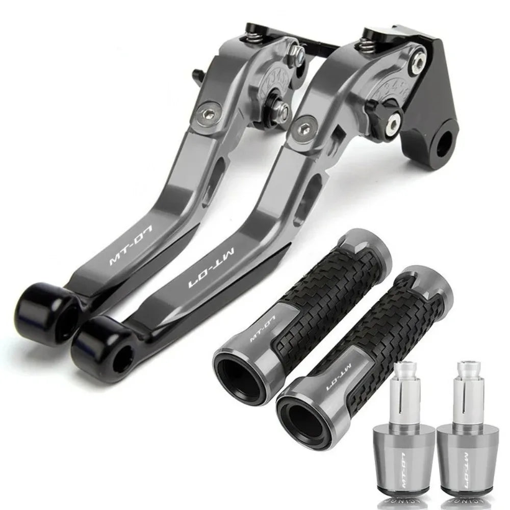 Motorcycle CNC Adjustable Folding Extendable Brake Clutch Levers Handle For Yamaha MT-07 FZ-07 MT 07 FZ07 MT07 FZ 07 2014-2025