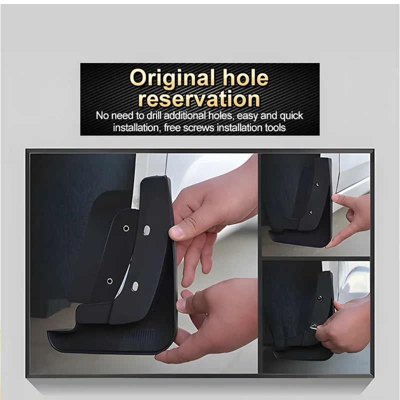 4PCS Car Mudguards For Rox 01 Polestones 01 2024 2025 2026 Anti-splash Mud Flap Guard Wheel Fender Mudflaps Tools Accessories