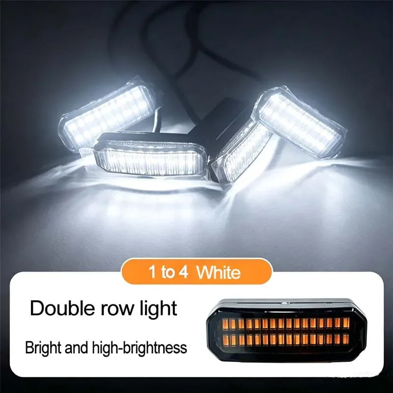 LED Front Grille Light FOR BYD LEOPARD 8 DENZA B8 Car Daytime Running Light Wheel Eyebrow Lamp For Pickup Offroad 12V