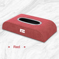 For BAIC Jishi Polestone 01 Rox 01 2023 2024 2025 Car Armrest Tissue Box Plaid Leather Napkin Paper Case Storage Bag Accessories