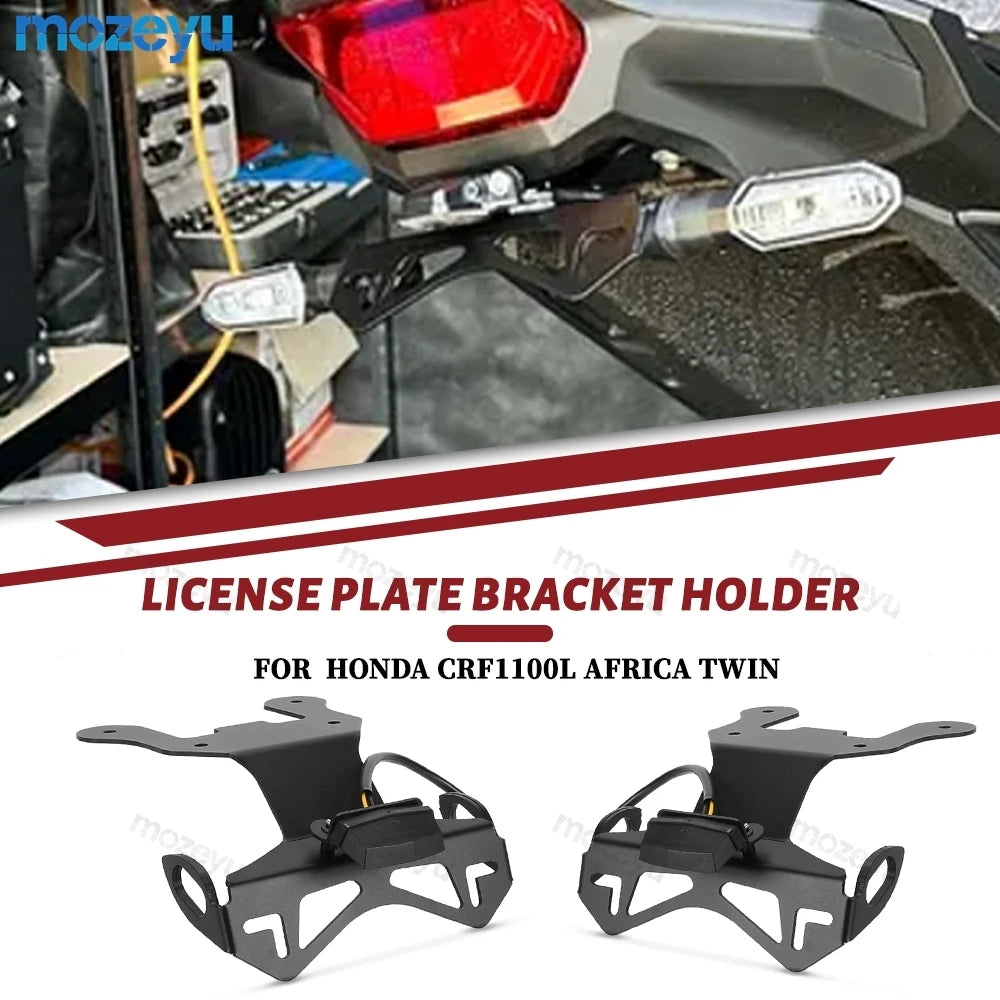 Motorcycle Rear Tail Tidy Fender License Plate Holder For Honda CRF1100L Africa Twin CRF 1100 L Adventure Sports 2020 -2024 2025