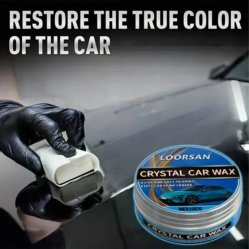 Premium Black Car Wax - 100G Deep Gloss End, Scratch Removal, Crystal Plating Waterproof, And Long-Lasting Paint Protection for Black Vehicles.Car Care Products| Car Coating Agent| Polishing And| Waxing Set| Car Paint Care| Car Stuff