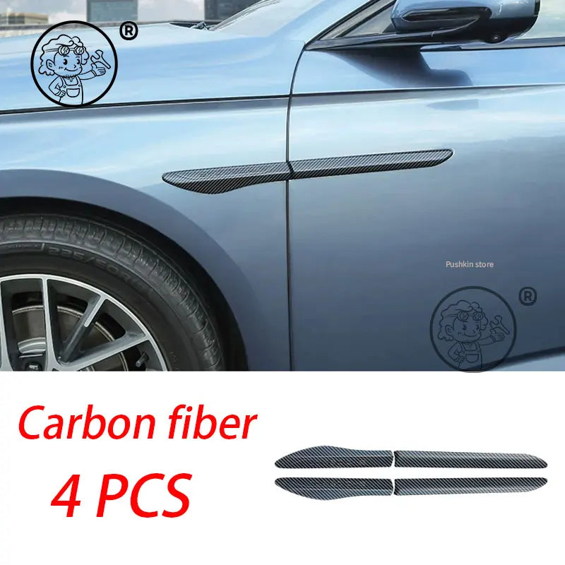 For BYD Seal 7 DMI SEAL 07 DMI 2025 2026 Car Leaf Board Decorative Sticker Modified ABS Leaf Plate Car Appearance Accessories