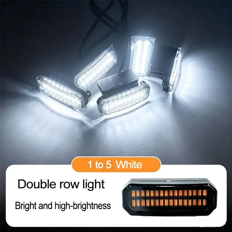 LED Front Grille Light FOR BYD LEOPARD 8 DENZA B8 Car Daytime Running Light Wheel Eyebrow Lamp For Pickup Offroad 12V