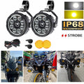 4.5'' Motorcycle Auxiliary Fog Light Beam DRL Led SpotLight For BMW R 1200 1250 GS LC F800 F850 F900 2014-2018 SUV ATV UTV Truck