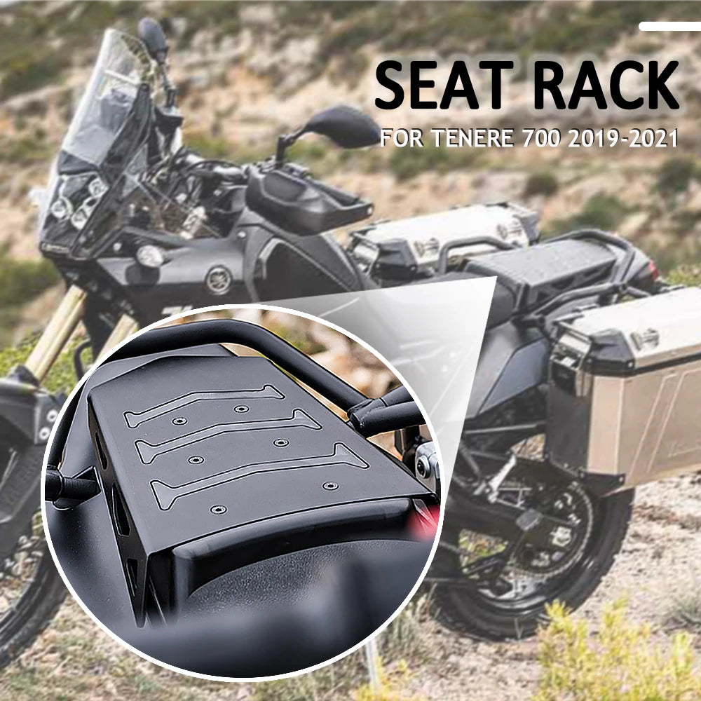 For Yamaha Tenere 700 Tenere700 TENERE 700 2019-2024 Motorcycle Accessories Black Mono Seat Rack Fairing Seat Cowl