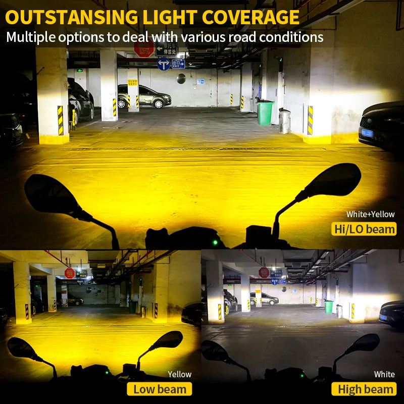 80W Motorcycle Spotlight LED Fog Lights For Honda Africa Twin CRF1000L NC700X For Honda CRF 1000 L ADV Motorcycle Accessories