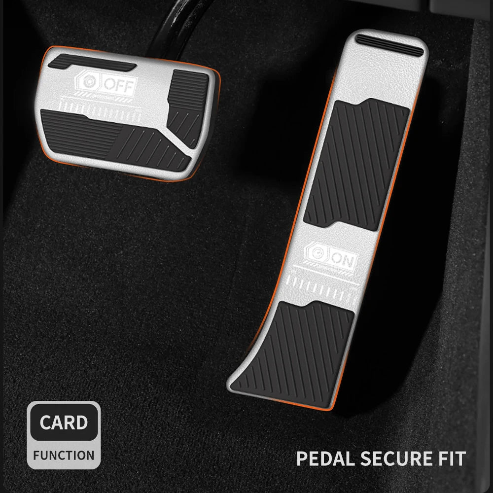 Car Throttle Brake Anti-slip Pedal Fit for BAIC JISHI ROX ADAMAS 2025 2026 Car Throttle Aluminum Alloy Pedal Protective Cover