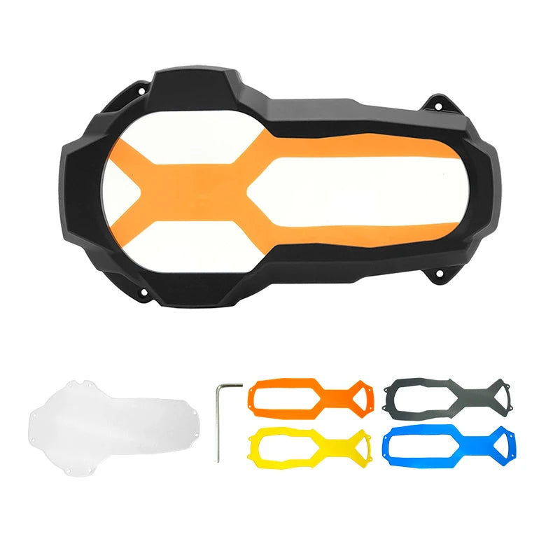 Aluminum Motorcycle Headlight Protector With 4 Fluorescent Covers For BMW R1250GS GSA R 1250 GS R 1250GS R1250 GS ADV Adventure