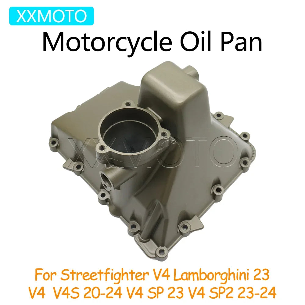 For Ducati Streetfighter V4 S 2020-2024 Motorcycle Panigale V4 2018-2024 Lower Oil Pan Cover Engine Crankcase Cover