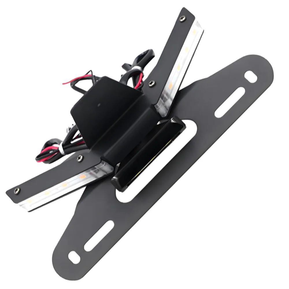 12V DC LED Motorcycle Rear Fender Eliminator Kit Tail Tidy Rear Fender License Plate Holder For Ducati Panigale V4 2018-2021