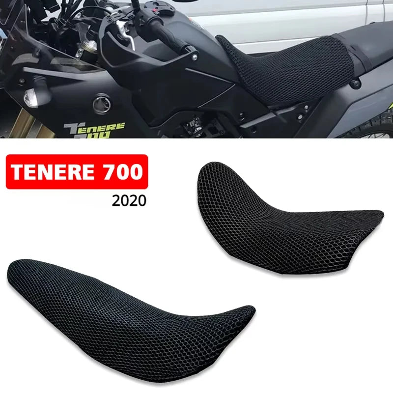 Tenere700 Motorcycle Seat Cover 3D Honeycomb Mesh Cushion Seat Cover Cooling for yamaha Tenere 700 T7 T 700 2020