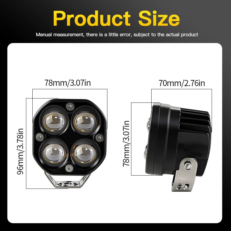 1 Set Motorcycle Auxiliary LED Light Driving Spotlights For Honda Africa Twin CRF1000L CRF 1000 L 2016-2019 Fog Light Headlights