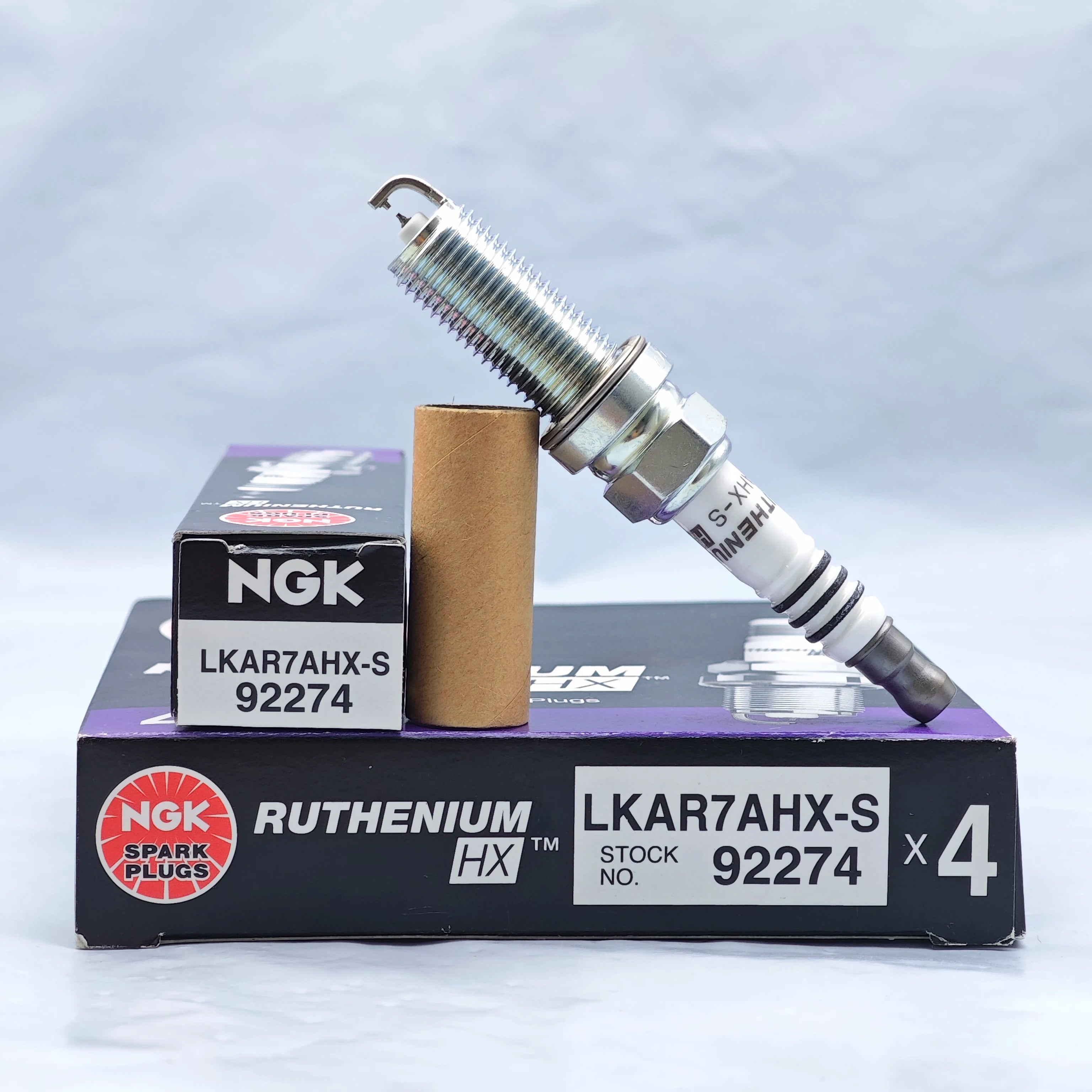 4pcs Original NGK Ruthenium HX High Ignitability Spark Plug LKAR7AHX-S 92274 Upgrade ILKAR7B11 DILKAR7B11 SC20HR11 IXEH22TT etc