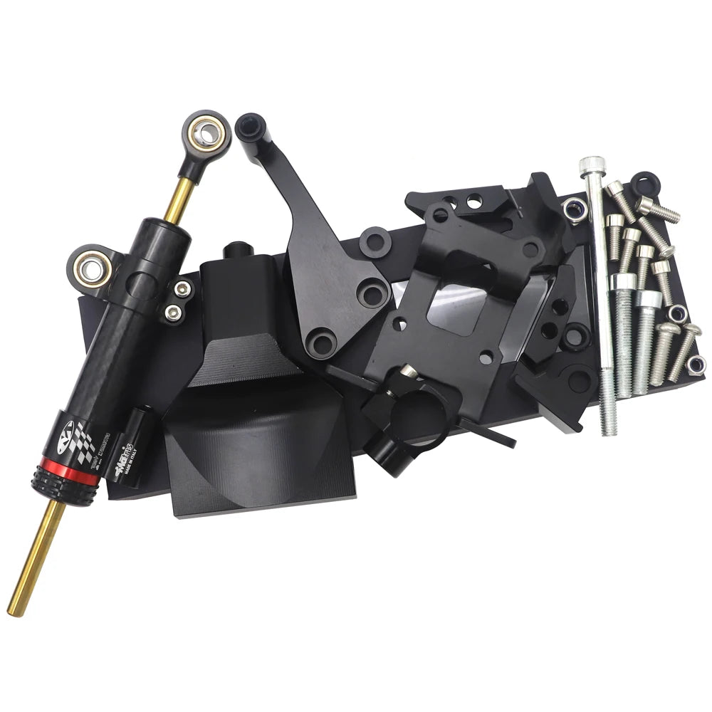MT-07 MT07 FZ-07 CNC Steering Damper Mounting Bracket Kit For Yamaha MT07 FZ07 2013 - 2020 2014 2015 2016 2017 2019 2020