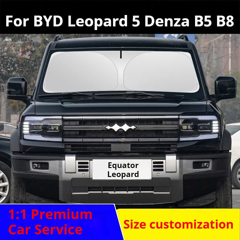 For BYD Leopard 5 8 Denza B5 B8 TI7 TI3 Fangchengbao Car Sunshade Umbrella Sun Protection Heat Insulation Sun Visor Curtain