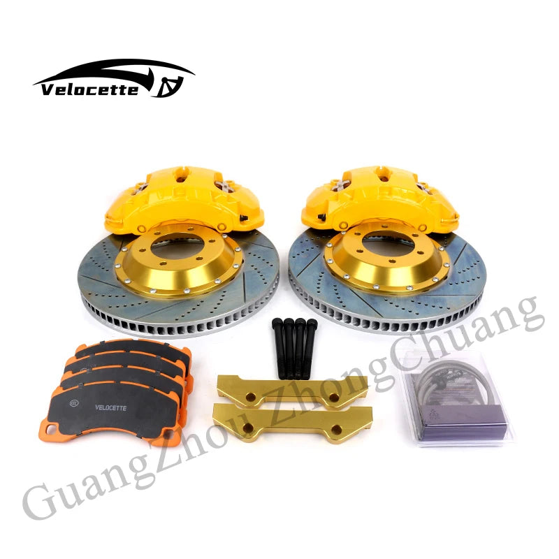 New Upgrade 6-Piston 19z For 19 Inch Wheels 380mm Big Brake Kit Dish Fits Mercedes Benz C Class E Class Honda Civic Ep3 Audi Rs7