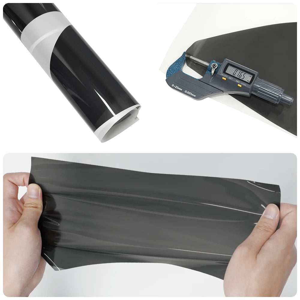 For BYD Seal 2023-2025 Smoke Black Car Headlight Protective Film TPU PPF High-Gloss Vinyl Film Pre-cut Anti-Scratch Custom Fit
