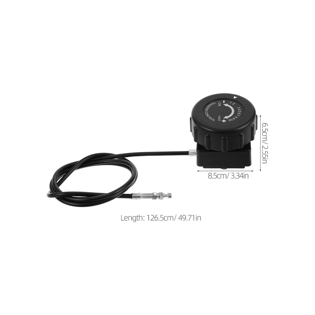 Exercise Bike Resistance Knob Replacement Assembly Indoor Cycling Brake Knob 117.5cm Line Length Stationary Bike Parts Fitness