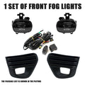 Front Bumper Fog Lamp Upgrade Kit FOR NISSAN PATROL 2020 2021 2022 2023 Version Additional Foglight Set Switch + Wiring