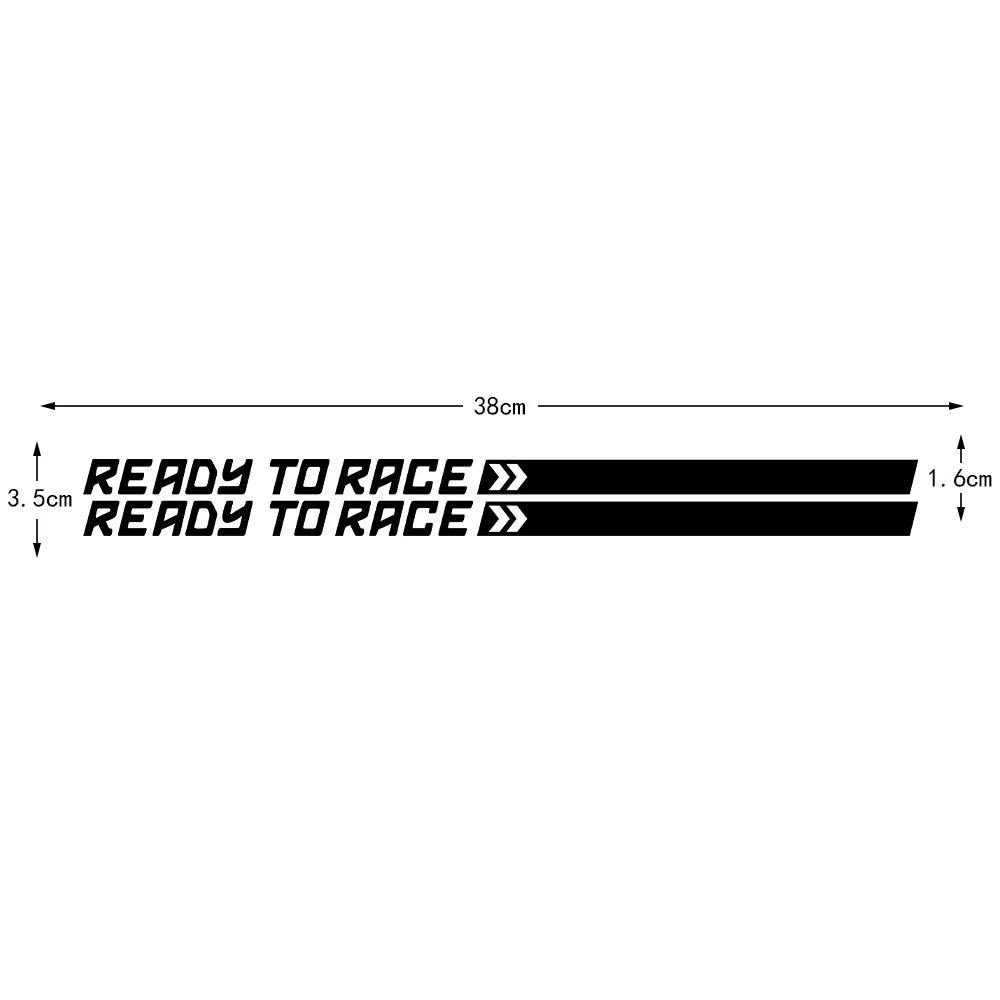 READY TO RACE Reflective Motorcycles Motorcross Stickers Decor Motor Bike Body Fuel Tank Decal Accessories for KTM  Adventure