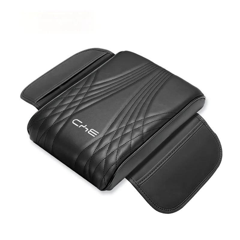 Car Armrest Heightening Cushion with Side Storage Bag for BYD Seagyll V2l Dolphin Mini Atto3 F3 E6 G3 Ea1 Dmi Elbow Support Pad