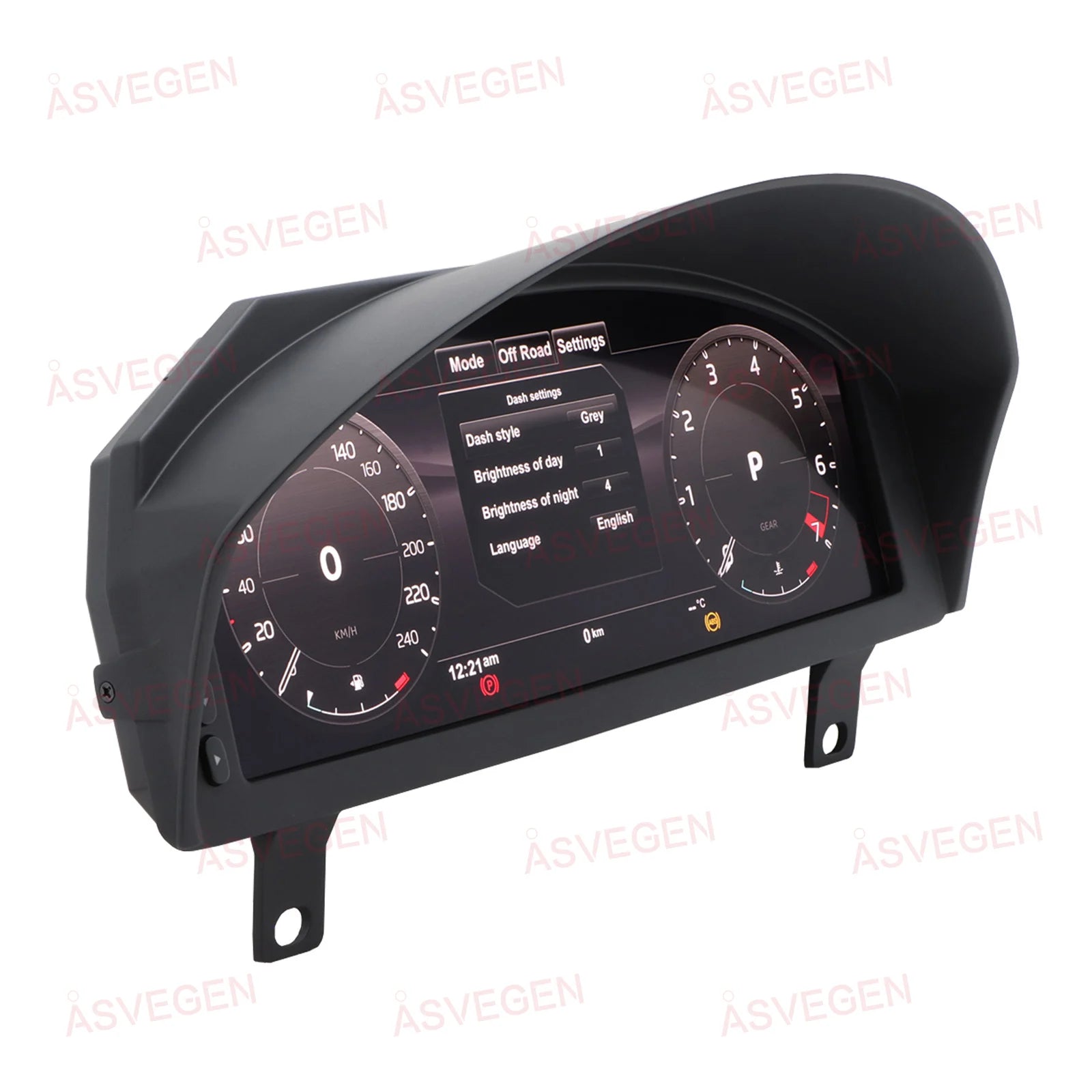 12.3" Digital Instrument Cluster for Land Rover Defender 2012-2016 Full LCD Dashboard Virtual Cockpit Speedometer Retrofit Kit