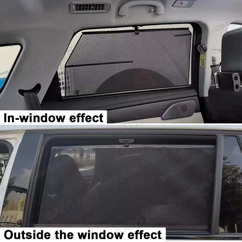 For BYD Dolphin 2021-2025 Car Lifting Window Sunshade Customizable Sun Shade Front Rear Windshield Sunshield Protector Cover