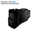 Customize 2-IN-1 Push Button Switch 12V 3A For Toyota FJ Land Cruiser Y61 Prado 120 LC100 4Runner Tacoma Hilux Switch 39x21mm