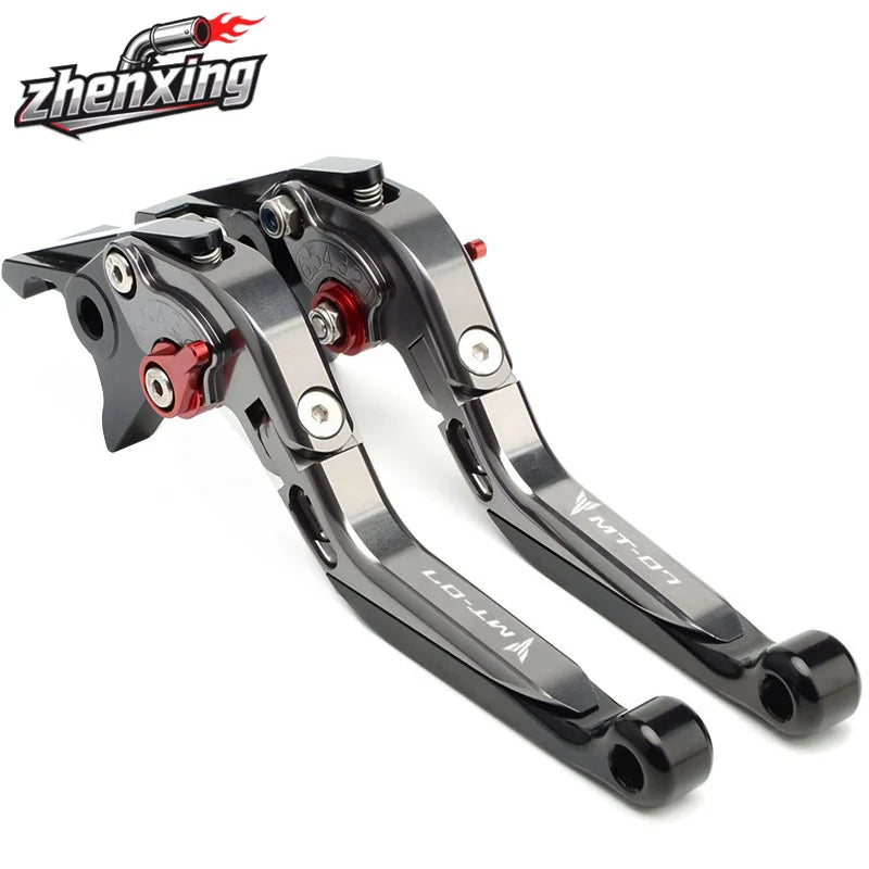 For YAMAHA MT-07 FZ-07 MT 07 FZ07 MT07 FZ 07 2014-2025 Motorcycle CNC Adjustable Folding Extendable Brake Clutch Levers Handle