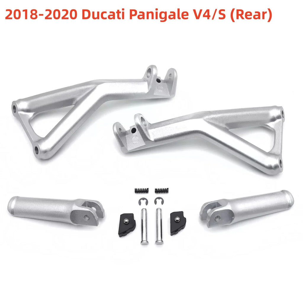 Motorcycle Rear FootPeg Bracket for Ducati Passenger Panigale V4/S 2018-2020 1098/S 1198/S 848 EVO/Corse