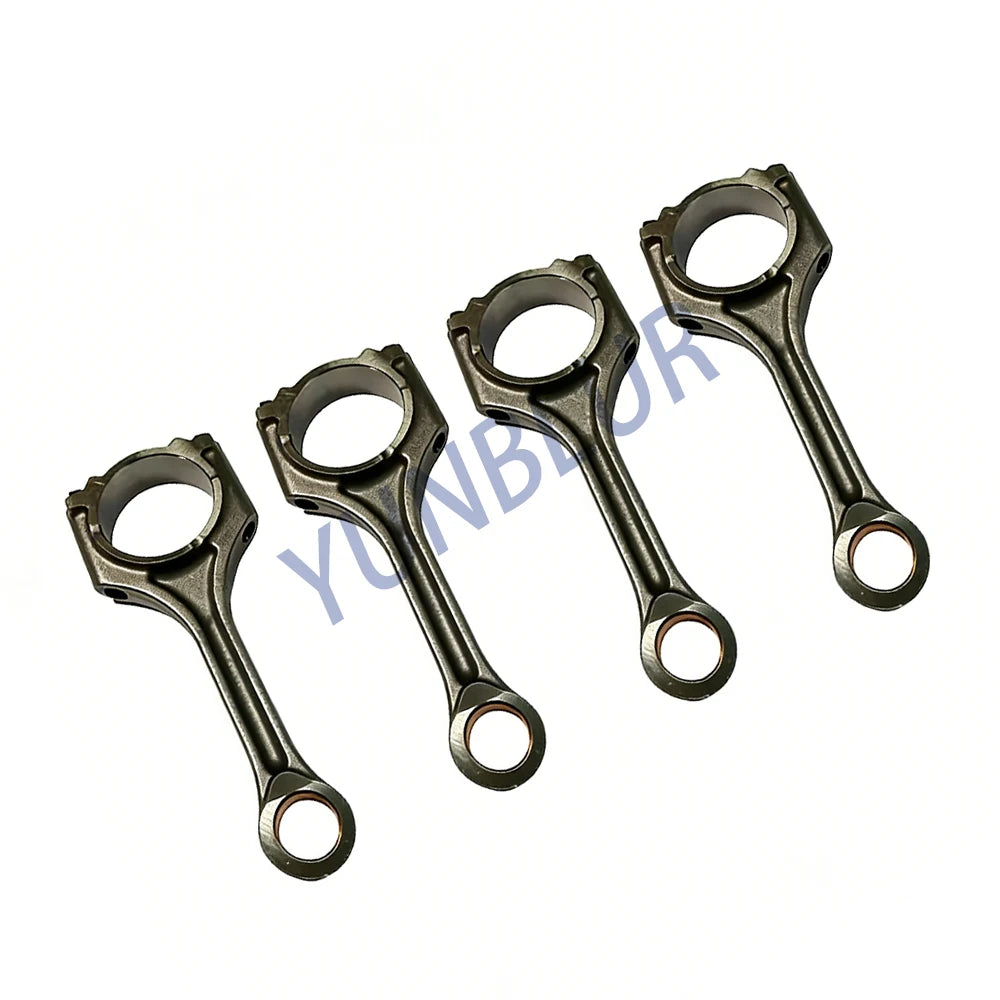 4pcs Engine Parts Connecting Rod Set Fit 2.0 L Gas 204PT GTDI For 11-22 JAGUAR XE XF XJ LAND ROVER DISCOVERY SPORT FREELANDER