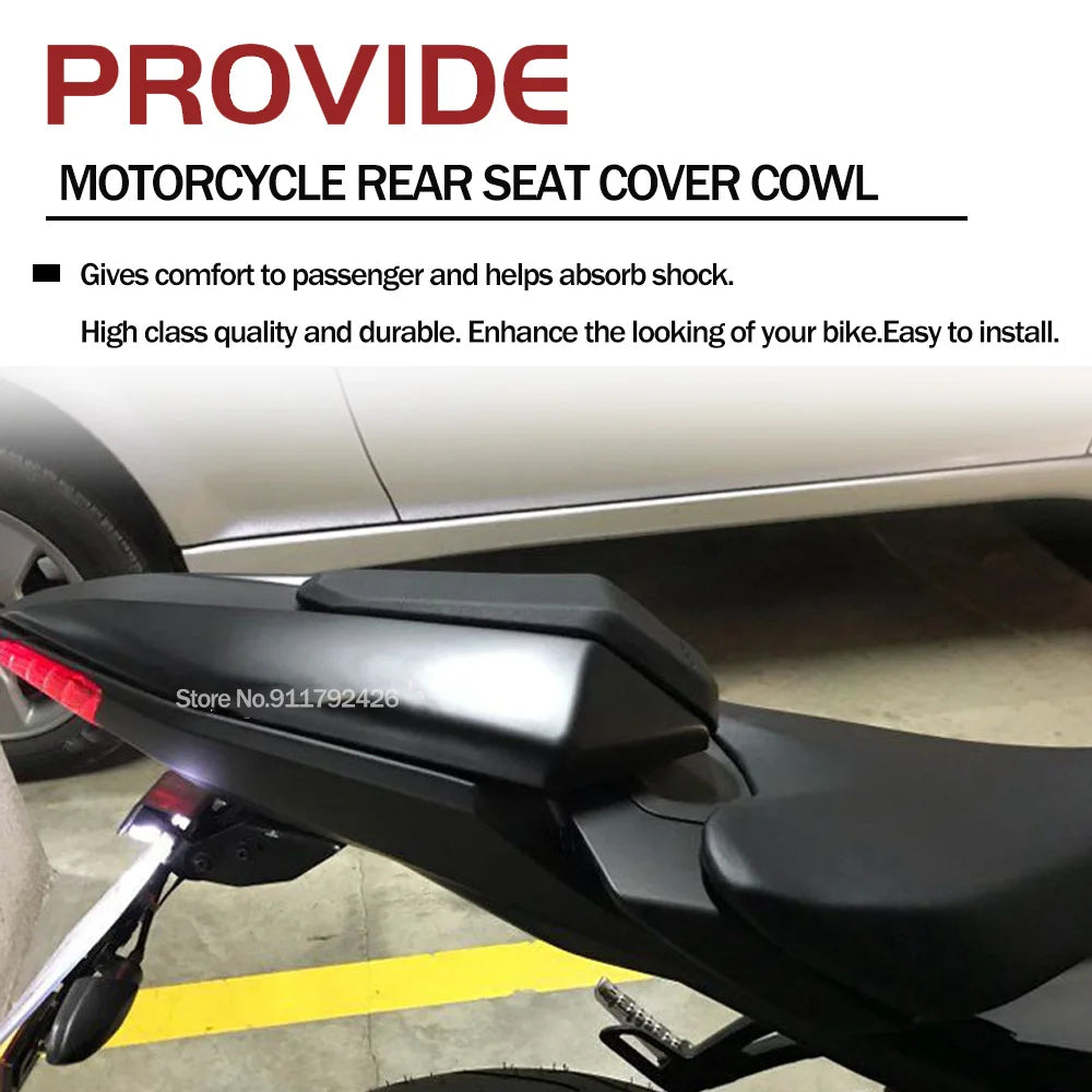 Motorcycle Rear Seat Cover For Yamaha MT-07 FZ-07 MT07 FZ07 2015 2016 2017 Pillion Passenger Solo Seat Back Cover Fairing Cowl