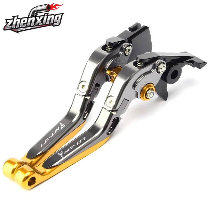 For YAMAHA MT-07 FZ-07 MT 07 FZ07 MT07 FZ 07 2014-2025 Motorcycle CNC Adjustable Folding Extendable Brake Clutch Levers Handle