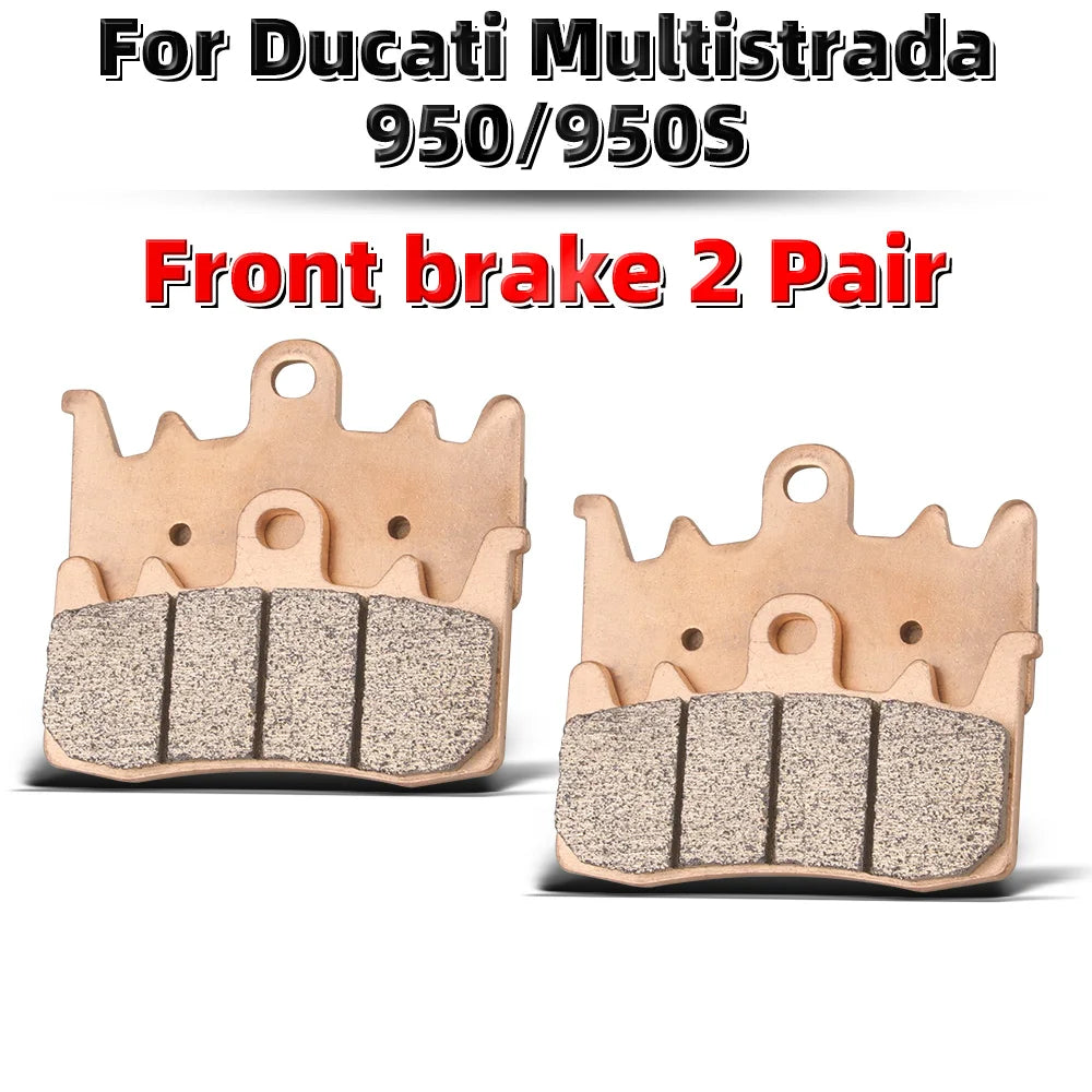 MRRANGT Motorcycle Metal Sintered Brake Pads Fit For Ducati Multistrada 950 S 1260 Panigale EVO 1098 1198 848 07-12 1199 12-15