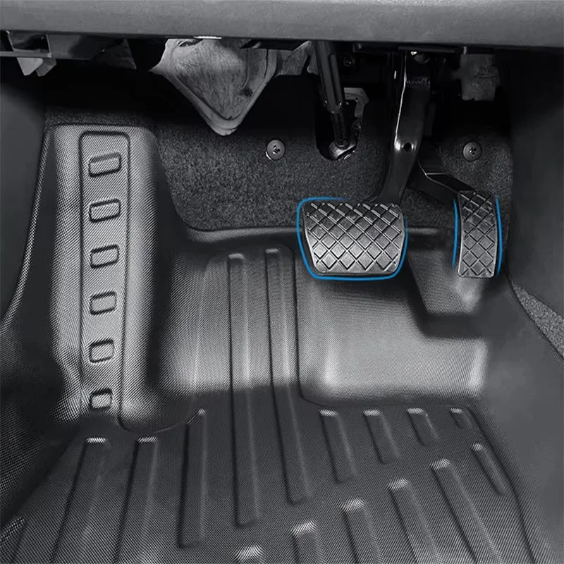 For Audi A3 Sportsback 2024 2025 TPE Floor Mats and Trunk Mats, 3D Waterproof Anti-Slip Backrest Mats (Not for Limousine Models)