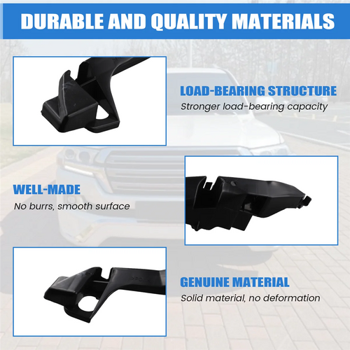1 Pair Front Bumper Support Bracket 52116-60131 52115-60071 for Toyota Land Cruiser Prado 120 2002-2009