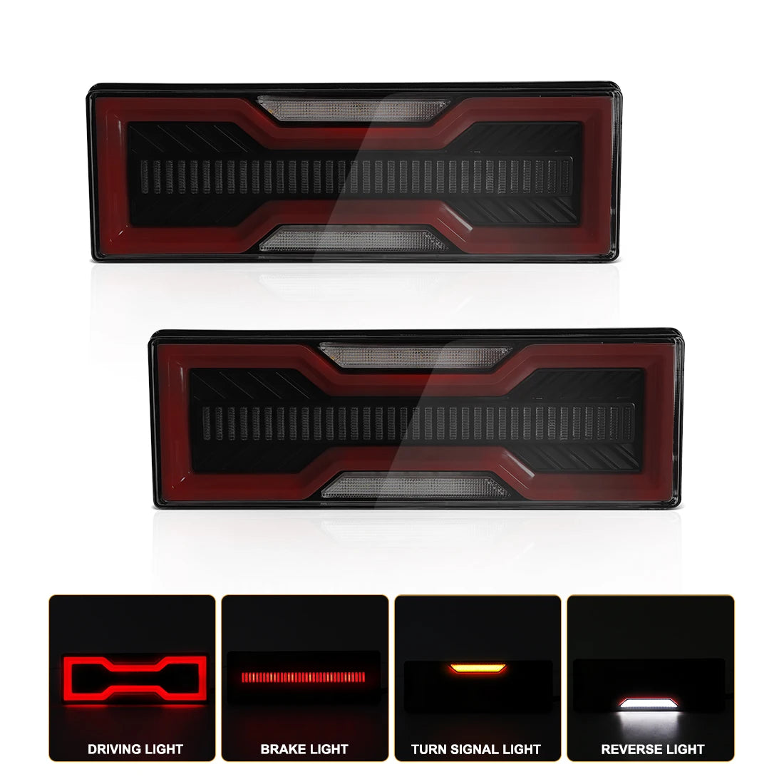 LED Tail Light For Toyota Land Cruiser FJ75 70 75 78 79 Series 1984-2011 LC79 2010-2020 Brake Stop Fog Lamp Turn Signal Light
