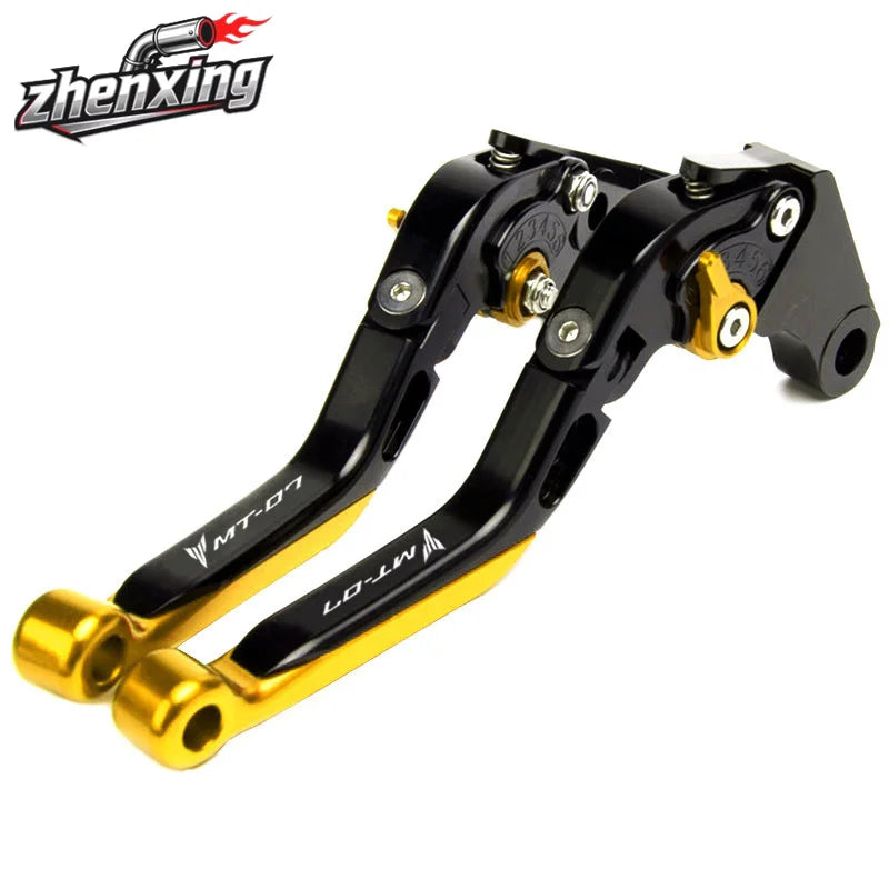 For YAMAHA MT-07 FZ-07 MT 07 FZ07 MT07 FZ 07 2014-2025 Motorcycle CNC Adjustable Folding Extendable Brake Clutch Levers Handle